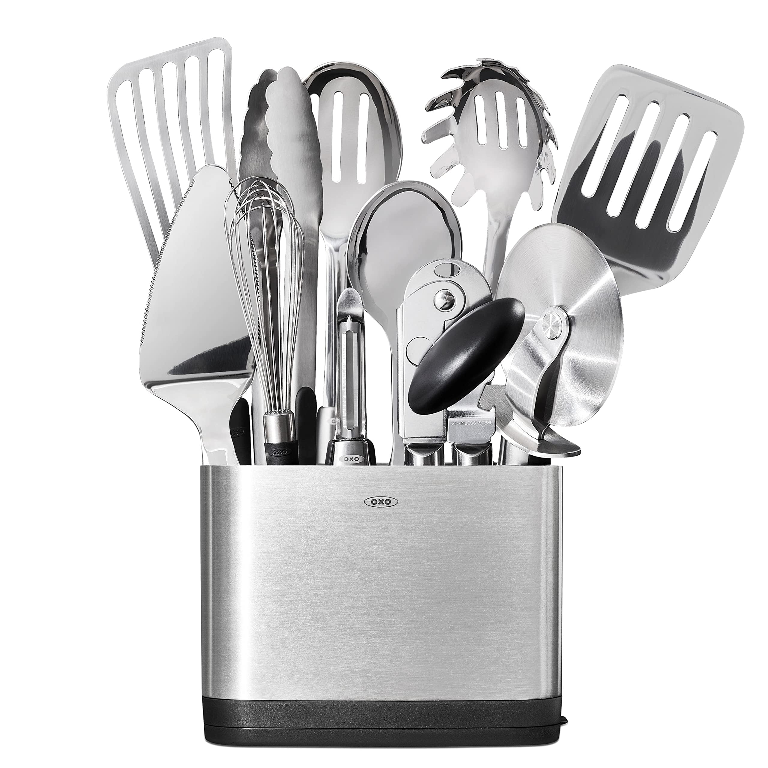 OXO Steel 15 Piece Utensil Set, PC, Stainless Steel - Walmart.com