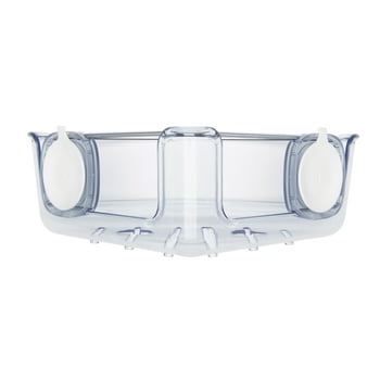 OXO StrongHold Suction Corner Basket for Bathtub & Shower Storage