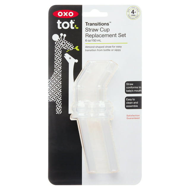 OXO Tot 2-Pack Replacement Straw Set - 6 ounce