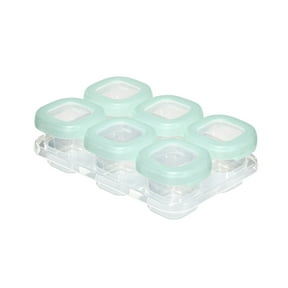 Youngever Set Of 18 Baby Food Storage Containers 60 Ml, Small Baby Pot
