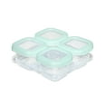 thumbnail image 1 of OXO Tot Baby Blocks Food Storage Containers, 6 oz, Opal, 4-Pack, For Infants Ages 0-12 Months, 1 of 8