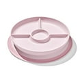 thumbnail image 1 of OXO Tot Baby and Toddler Stick and Stay Suction Divided Plate for 6+ Months - Blossom, 1 of 8