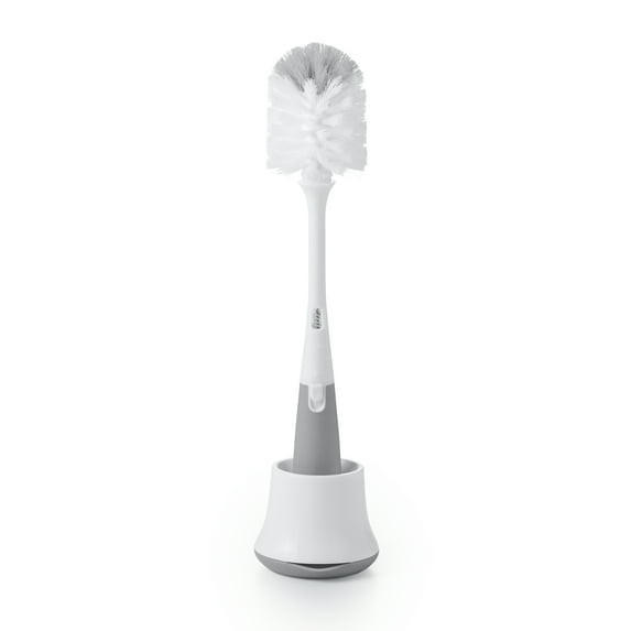 OXO Tot Bottle Cleaning Brush with Stand, Gray, 1 Count