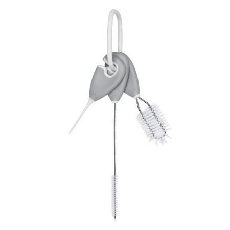 OXO Tot Bottle & Cup Detailing Brush Set, Gray
