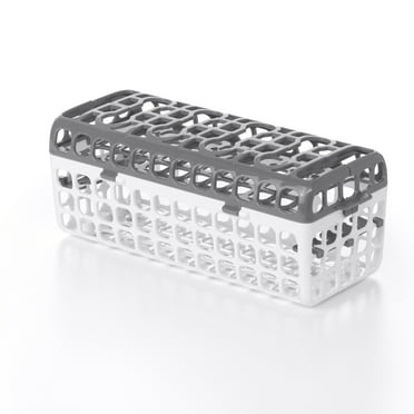 OXO Tot Dishwasher Basket Gray – Plastic Baby Bottle Parts Holder