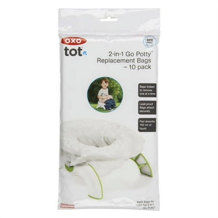 OXO Tot Go Potty Replacement Bags - 10 Pack