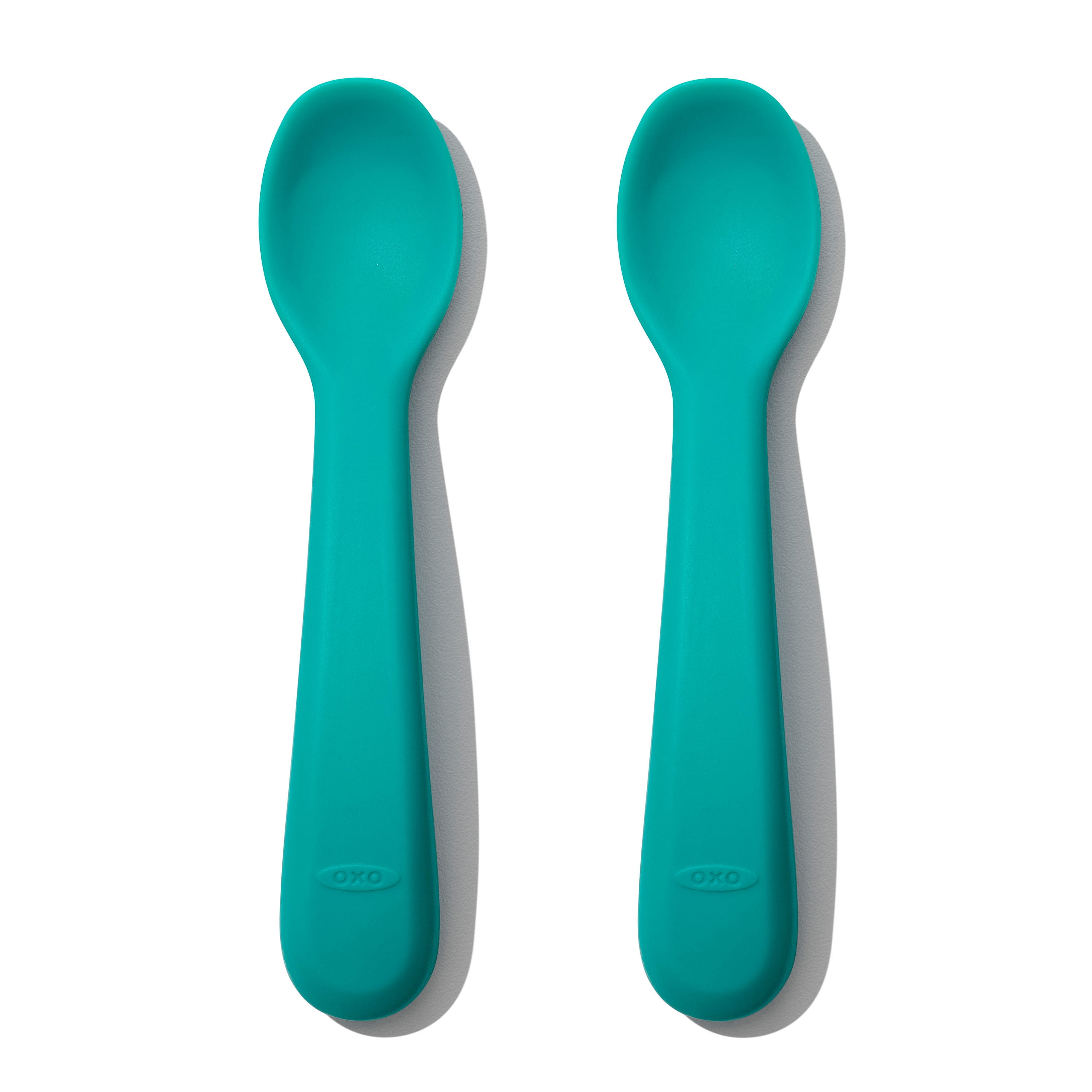 OXO Tot Silicone Spoon - 2 Pack - Teal