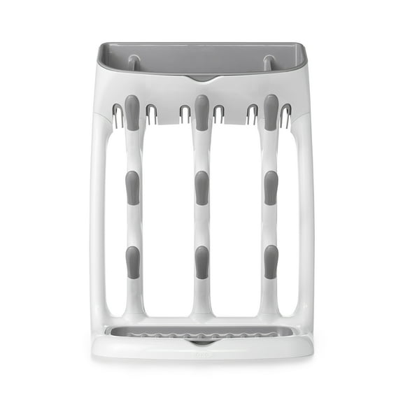 OXO Tot Countertop Bottle Drying Rack for Baby Bottles and Cups, Gray, 1 Count
