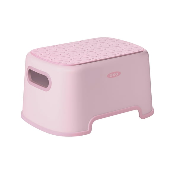 OXO Tot Anti-Slip Step Stool, Blossom, Supports Up to 200 lbs, Toddler & Kids Use