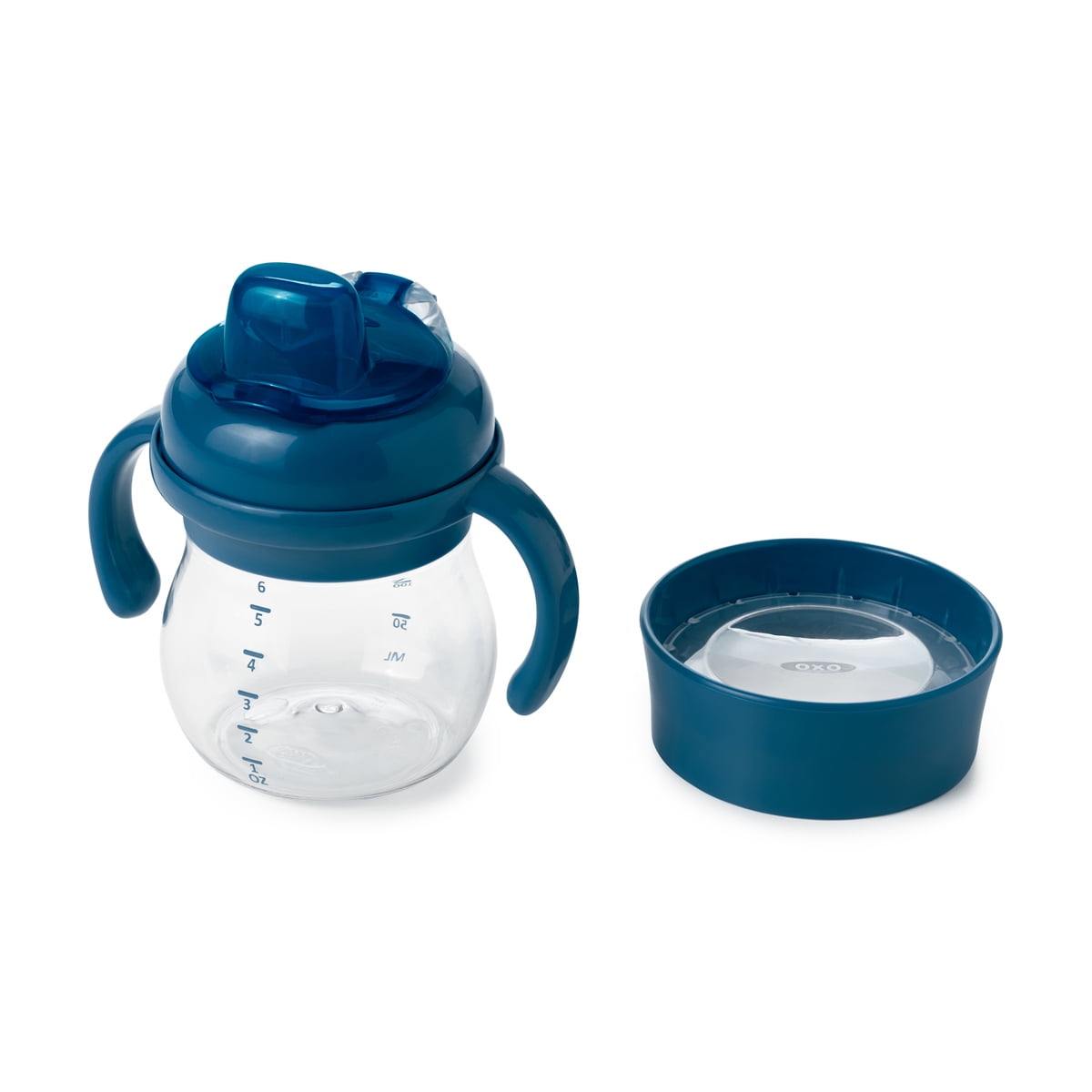 Oxo Tot Straw Transition Sippy Cup 6oz/150ml - Navy — Goldtex