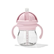 OXO Tot Transitions 6 oz Straw Cup with Removable Handles, Blossom