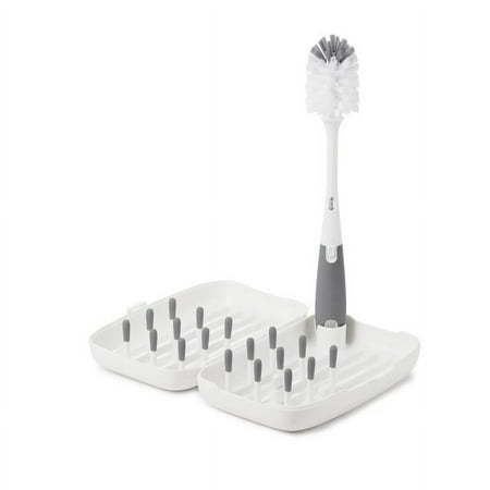OXO Tot Portable Drying Rack with Bottle Brush, Gray, 1 Count