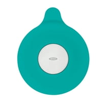 OXO Tot Bathtub Drain Stopper, Baby-Safe Silicone Plug, Teal