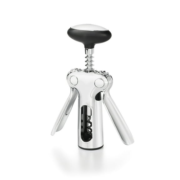 OXO Winged Corkscrew Soft Knob Smooth Gliding Steel Wine Bottle Cork Opener