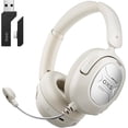 thumbnail image 1 of OXS Storm A2 Wireless Gaming Headset, Active Noise Cancellation, Over Ear Headphone with Mic, Bluetooth 5.4 & 2.4GHz Low Latency, Dual EQ Modes, 70H Playtime, for PC, Switch, PS4, PS5, Mobile, White, 1 of 8