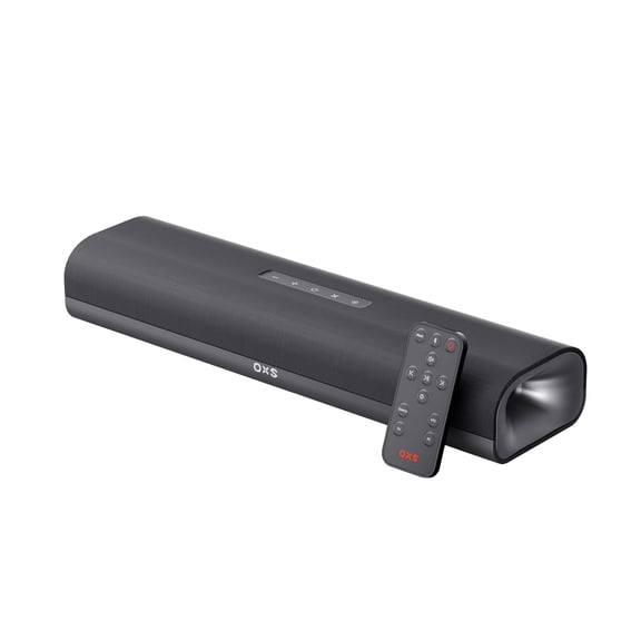 OXS Thunder Lite 2.0-Channel Stereo Sound Bar with Bluetooth, 17.71 in Sound Bar, Black