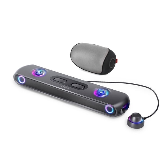 OXS Thunder Pro+ 7.1.2-Channel Dolby Atmos Sound Bar Set with Wireless Satellite Neck Speaker