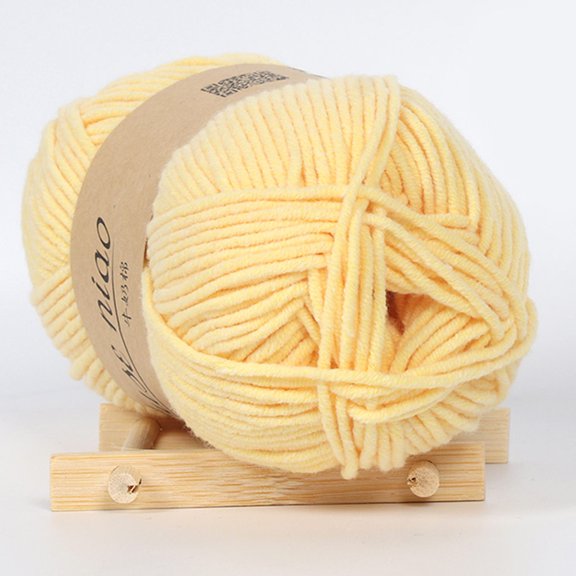 OXUIEW Cotton Wool 5 Strands of Milk Cotton Yarn, Diy Wool Hat Scarf Line, Soft Crochet Thread for Crafts, One Size, 1Pc, Color E