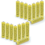 OXWINOU 16-Pack 1.2v AAA Battery Ni-Cd 600mAh Rechargeable Batteries for Camera Toys flashlight Solar Light Batteries