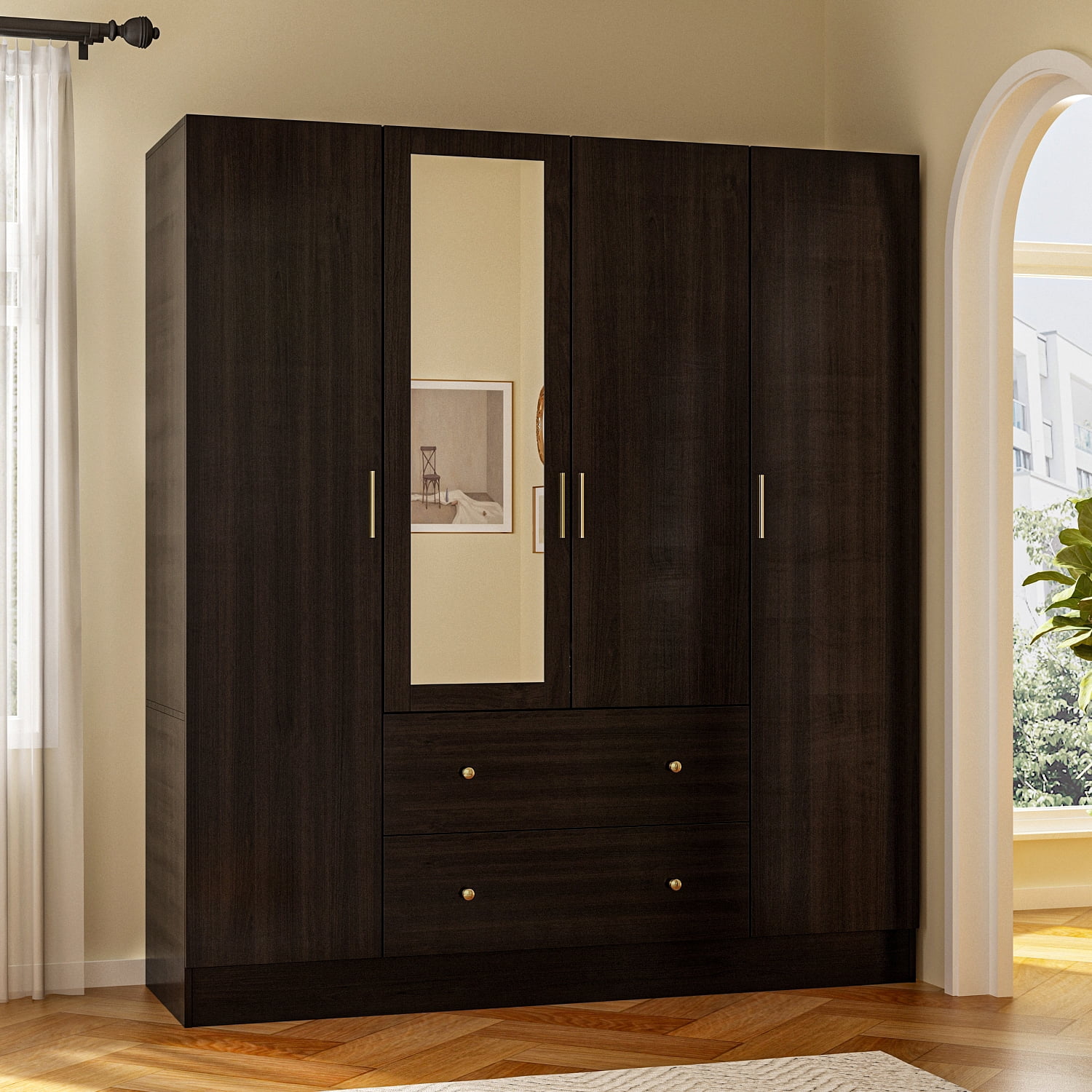 Big cupboard with mirror discount
