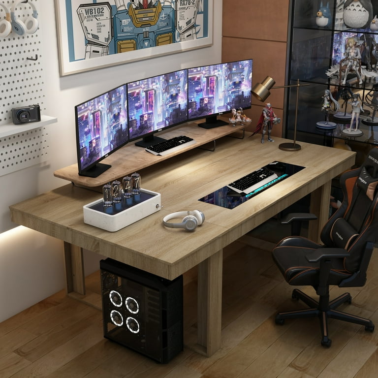 OXYLIFE 86.6 47.2 Large Computer Desk Meeting Table for Home Office