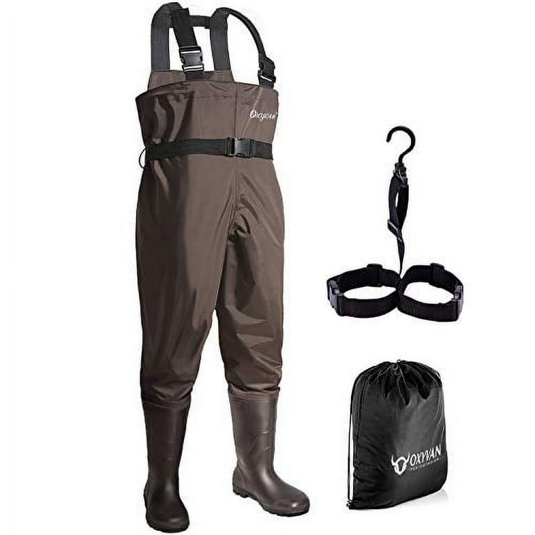 OXYVAN Waders Waterproof Lightweight Fishing Waders with Boots