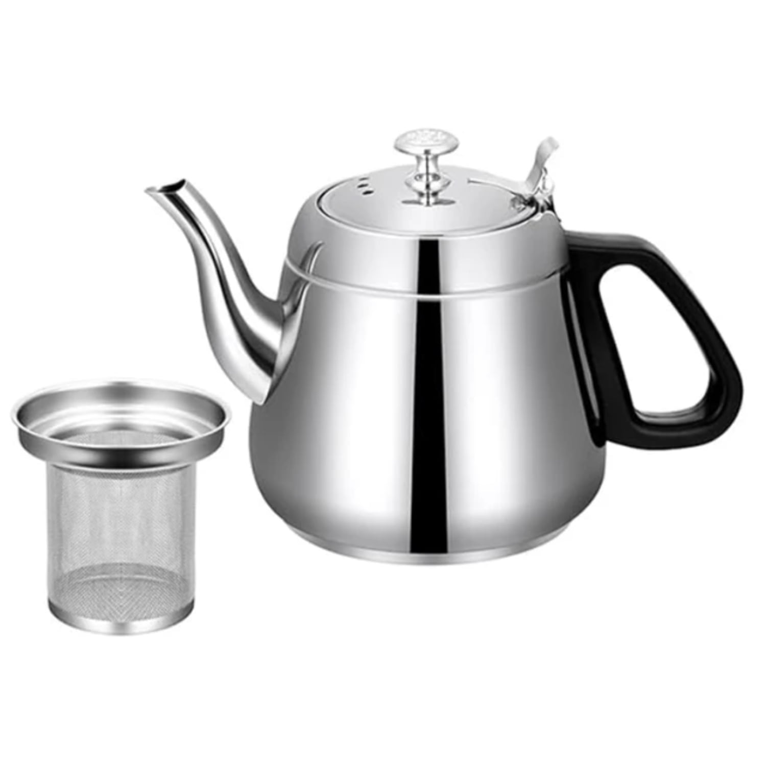 OYDWEI Stainless Steel Kettle Tea Pot with 1.2L/1.5L/2L Capacity for
