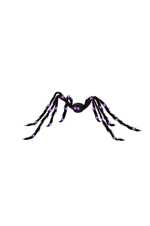 Festives Glowing Spider Outdoor Party Spider Decoration Festival Decoration Tricky Props Plush Big Spider