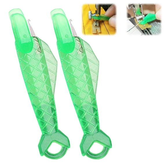 OYIGU Fish Type Sewing Machine Needle Threader, Fish Type Sewing Needle Inserter, DIY Plastic Threader, Sewing Machine Needle Threader Set, Sewing Machine Tool, DIY Sewing Craft