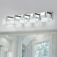 thumbnail image 1 of OYIPRO 2/3/4-Light Modern Bathroom Crystal Vanity Light Wall Sconces 35.4 - Chrome, 1 of 5