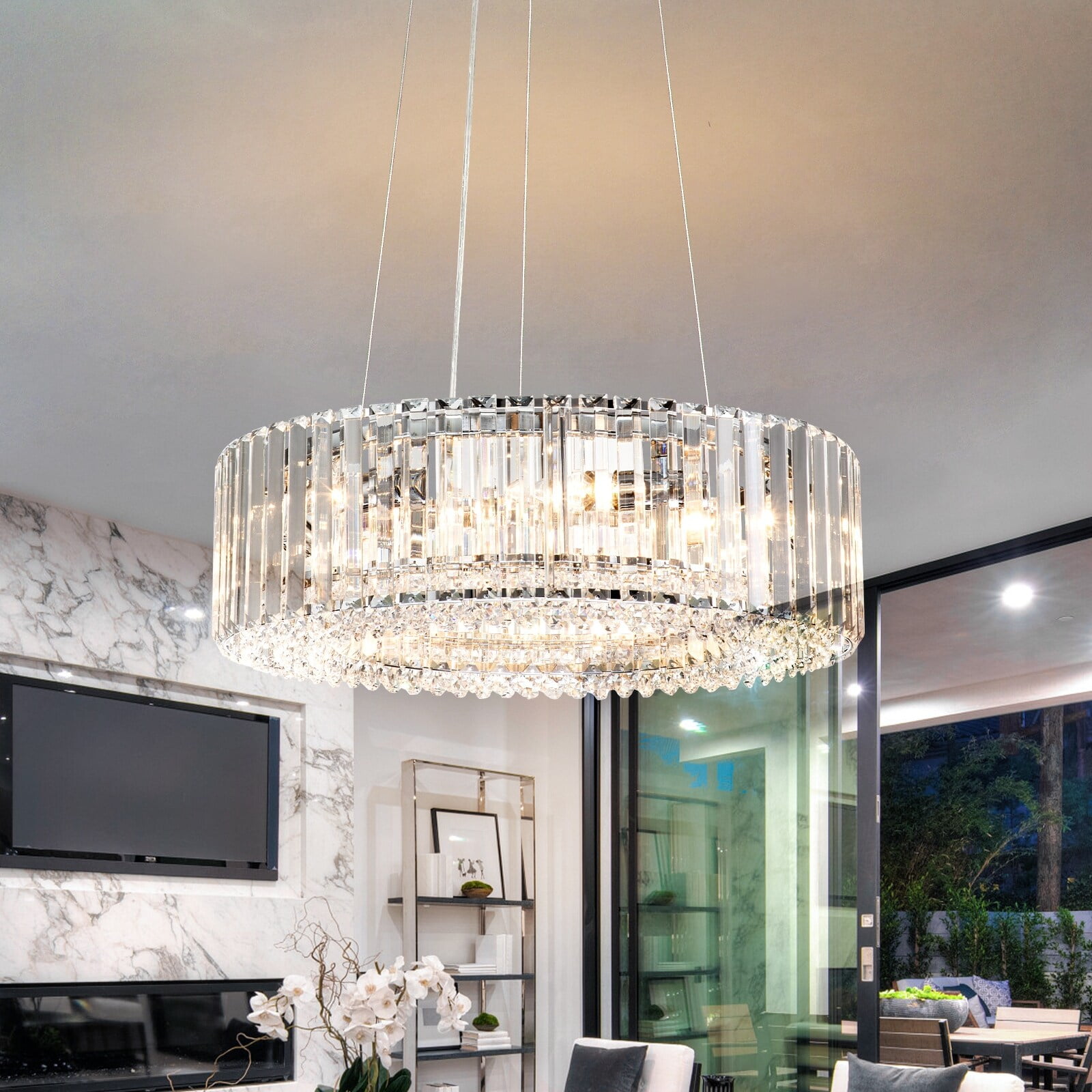 Chrome clearance chandelier lights