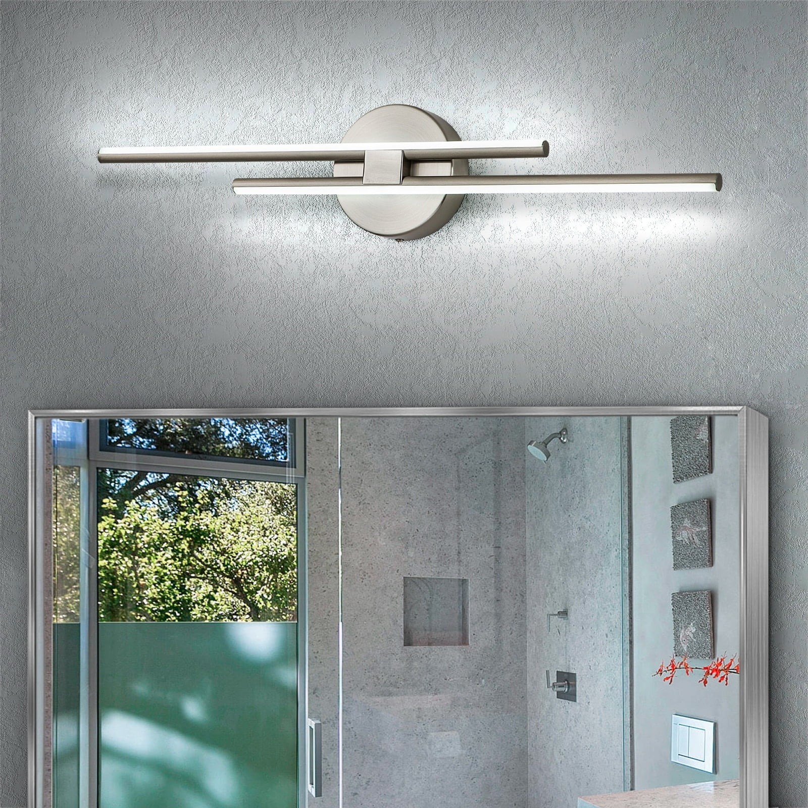 OYIPRO Minimalist Linear LED Vanity Light Dimmable Metal Wall Sconce 23 ...