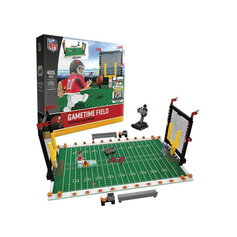 NFL Football Field and Minifigures Buildable Set