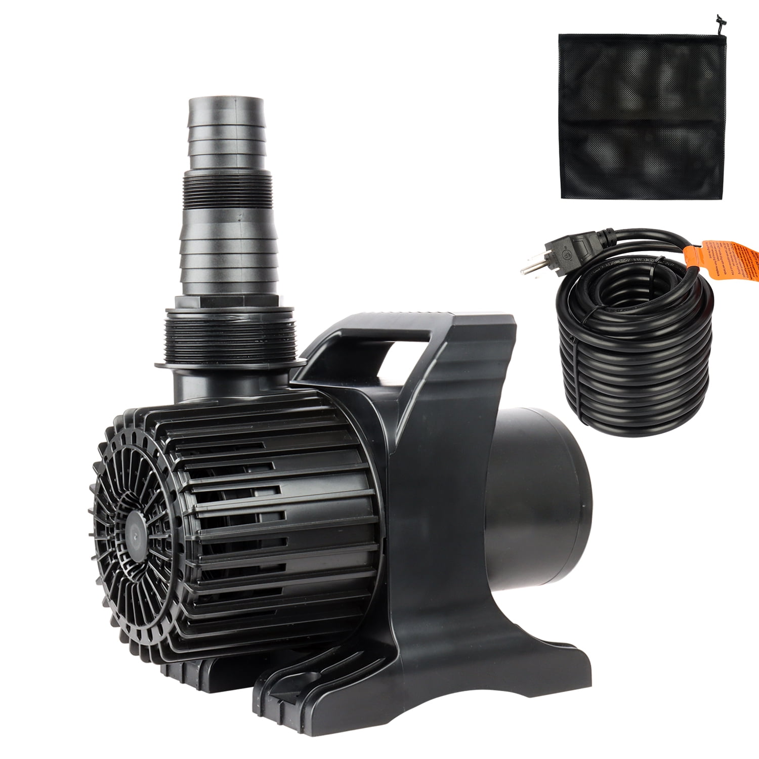 Black Submersible Outdoor Waterfall Pump with Long Cord