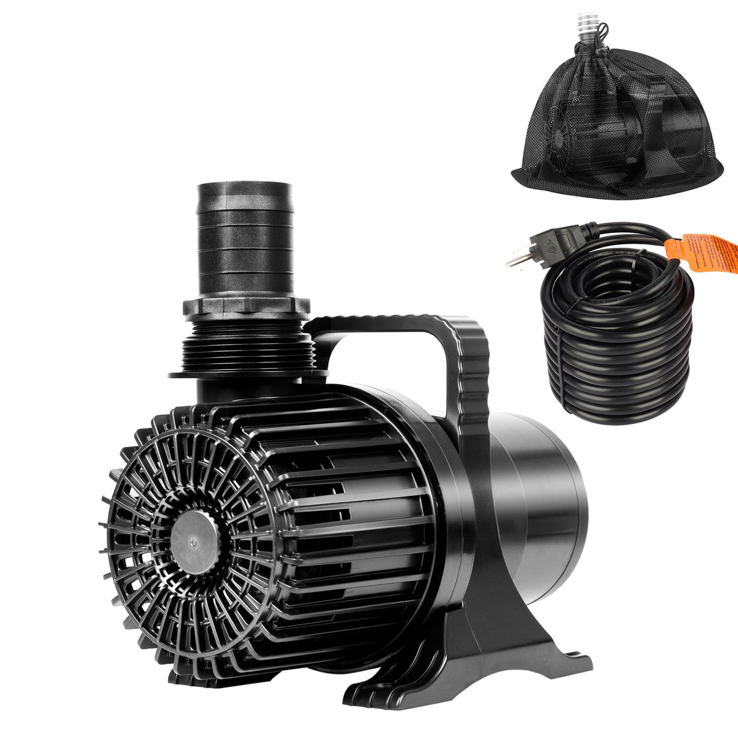 Black Industrial 8300GPH Submersible Pond Waterfall Pump with Long Cord