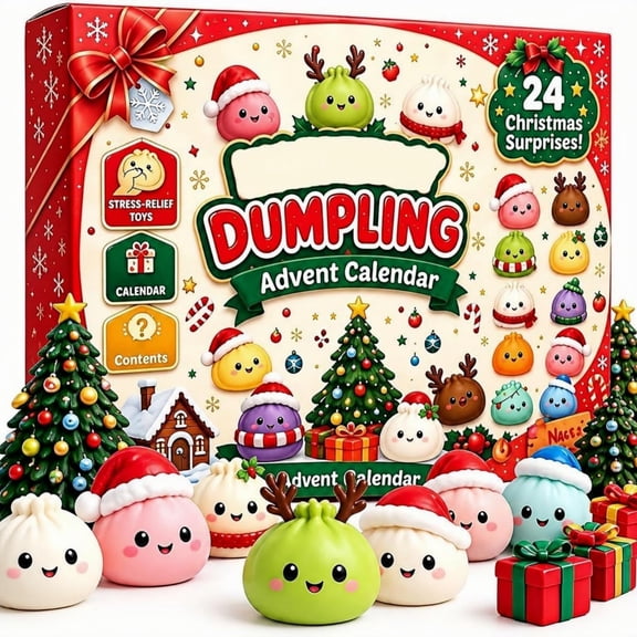 OYPGUE 2026 Christmas Squishies Advent Calendar 24 Days Countdown for Adults Xmas