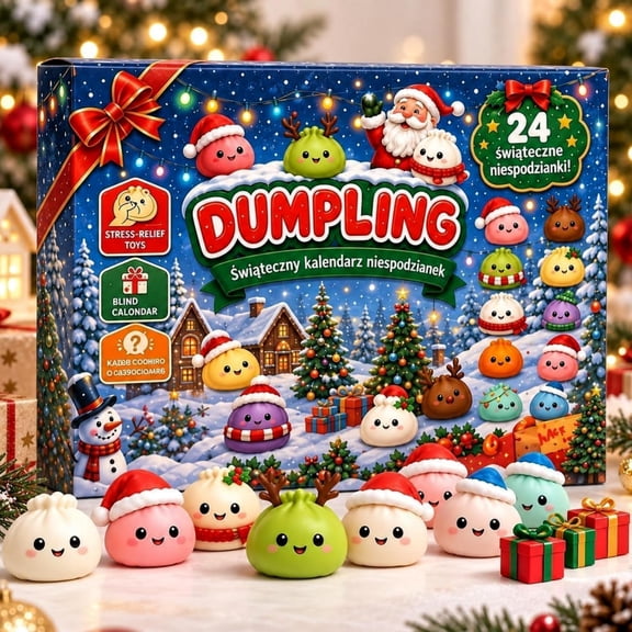 OYPGUE 2026 Christmas Squishies Advent Calendar 24 Days Countdown for Adults Xmas