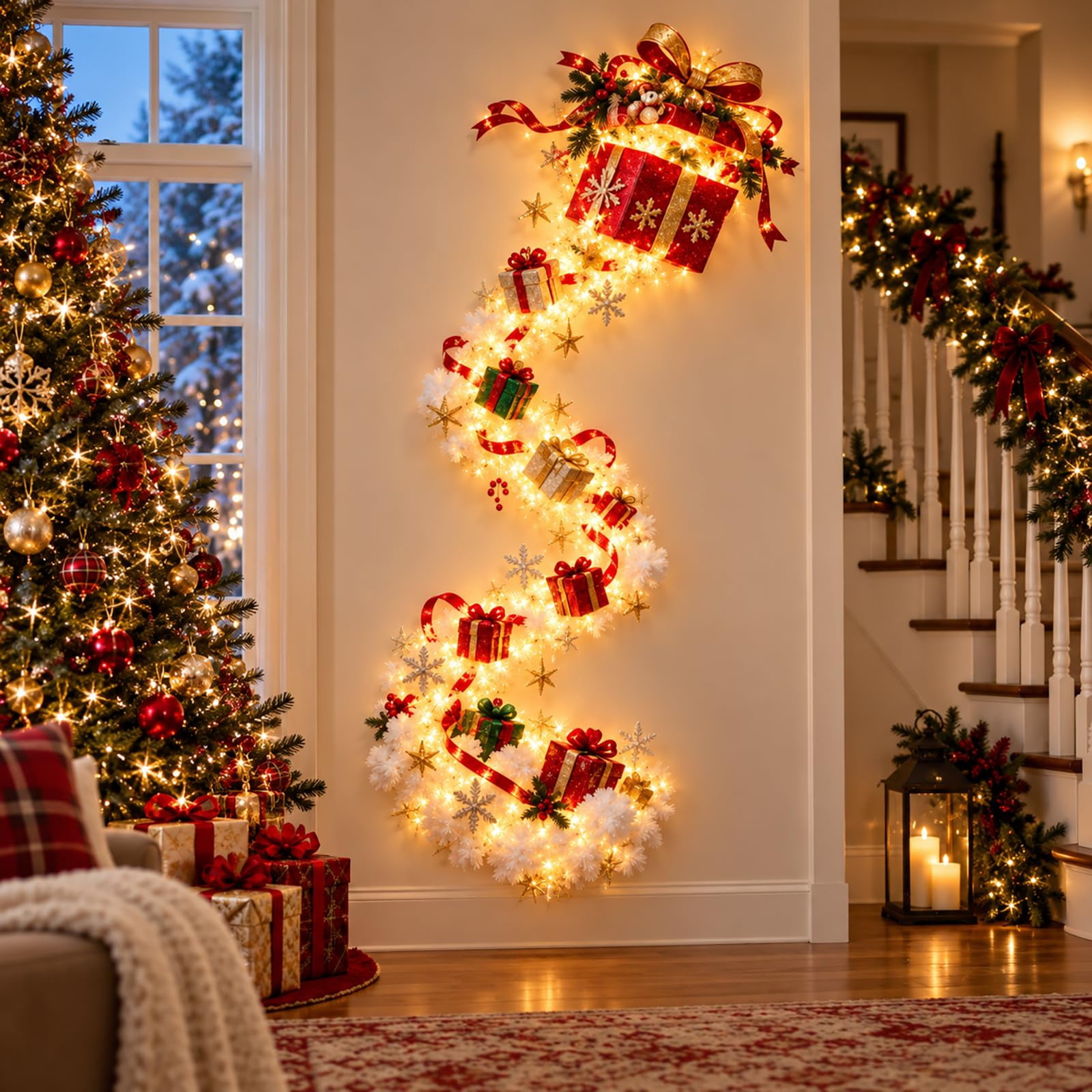 Magic Cclothes OYPGUE Christmas Magic Trail Wall Light - Walmart.com