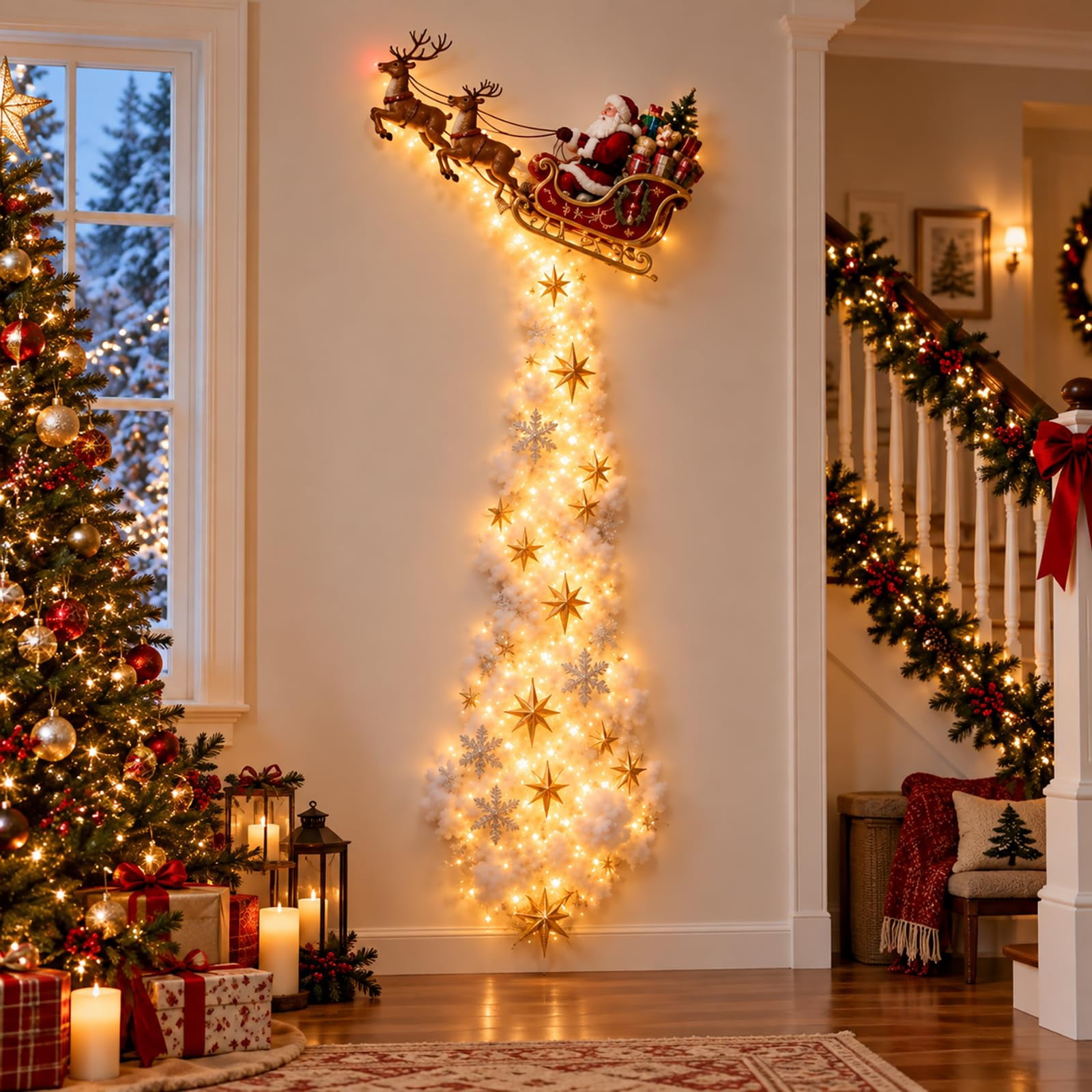 Magic Cclothes OYPGUE Christmas Magic Trail Wall Light - Walmart.com