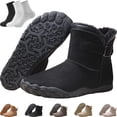 thumbnail image 1 of OYPGUE Hike Women Men Winter Barefoot Boots, Wide Toe Box Warm Fleece Boots, 1 of 8