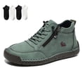 thumbnail image 1 of OYPGUE Orthopedic Zipper Sneakers for Women, Wide Toe Box Comfortable Walking Shoe, 1 of 8