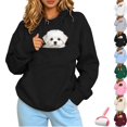 thumbnail image 1 of OYPGUE Pet Sling Hoodie, Pet Pouch Hoodie, Sweatshirt With Dog Pouch, 1 of 7