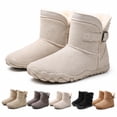 thumbnail image 1 of OYPGUE Womens Barefoot Boots Non-slip Waterproof Wide Toe Box Winter Barefoot Shoe, 1 of 9