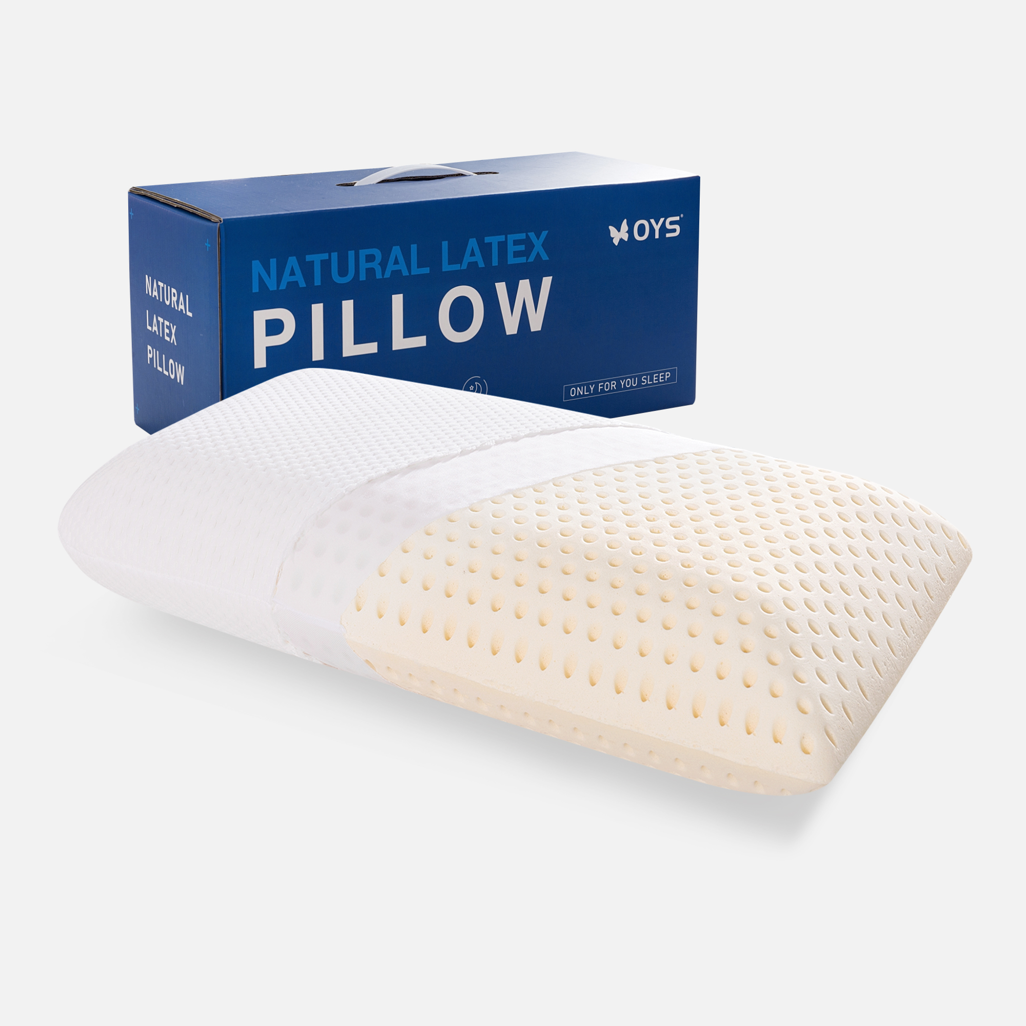 OYS Natural Talalay Latex Pillows for Comfortable Sleeping,Neck Pain