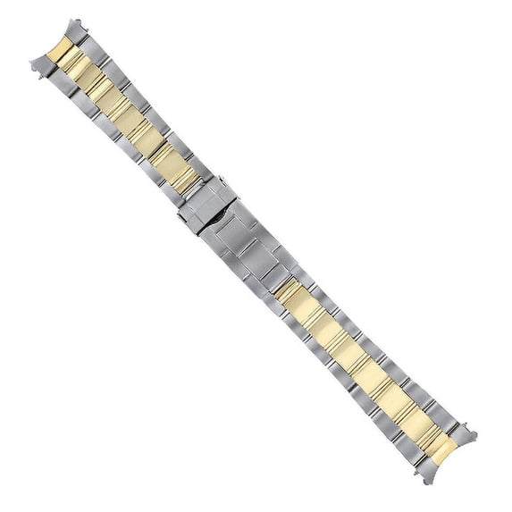 OYSTER WATCH BAND FOR ROLEX SUBMARINER 16800 16810 16808 16613 16618 18K/SS 20MM