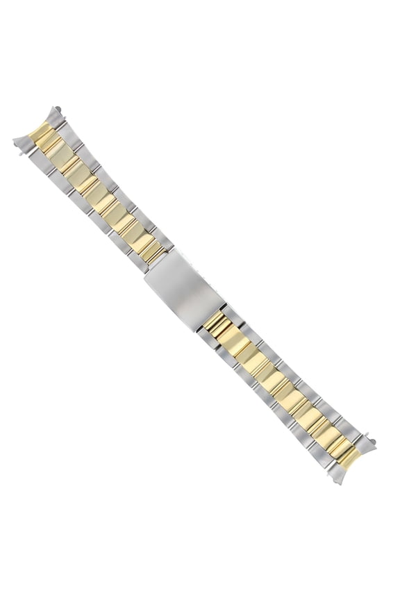 OYSTER WATCH BRACELET BAND SUBMARINER GOLD/S.STEEL TWO TONE FOR 40MM ROLEX 20MM
