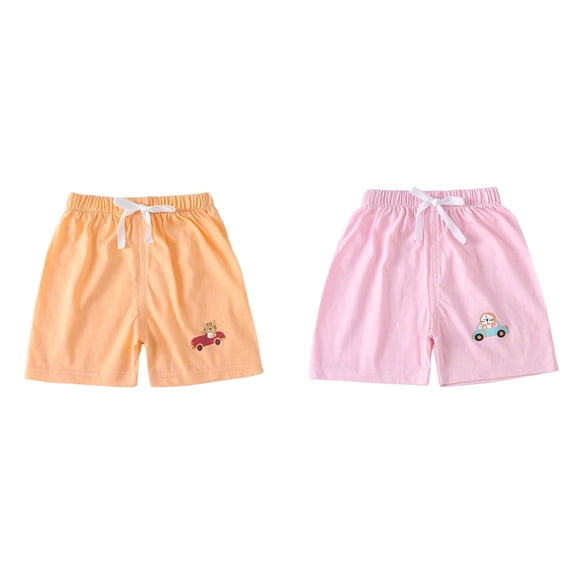 OYXSER 2PCS Toddler Boy Shorts Casual Elastic Waist Little Kids Summer Clothes with Drawstring, 18M-6Y