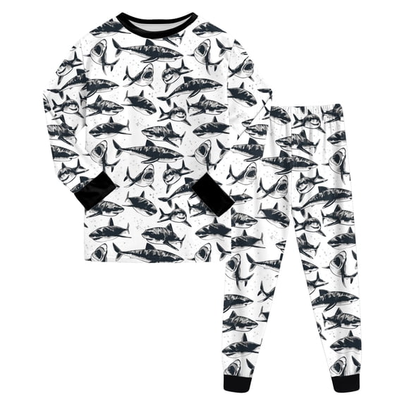OYXSER Baby Boy Clothes 3T 4T Childrens Fall Winter Long Sleeve Cartoon Print Outfit Set for Boys, Gray 3-4T