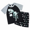 thumbnail image 1 of OYXSER Baby Boy Summer Clothes 3T 4T Cartoon Cotton Summer Short Sleeve T-Shirt Tops Shorts Clothes Sets Baby Boy Outfits, 1 of 8