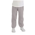 thumbnail image 1 of OYXSER Boys Girls Cotton Linen Pants Child Basic Plain Solid Trousers Big Kids Elastic Waist Long Pants Bloomers, 1 of 6